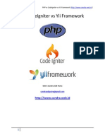 PHP Vs CodeIgniterVs Yii Framework