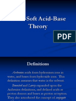 Hard Soft Acid Base Theory