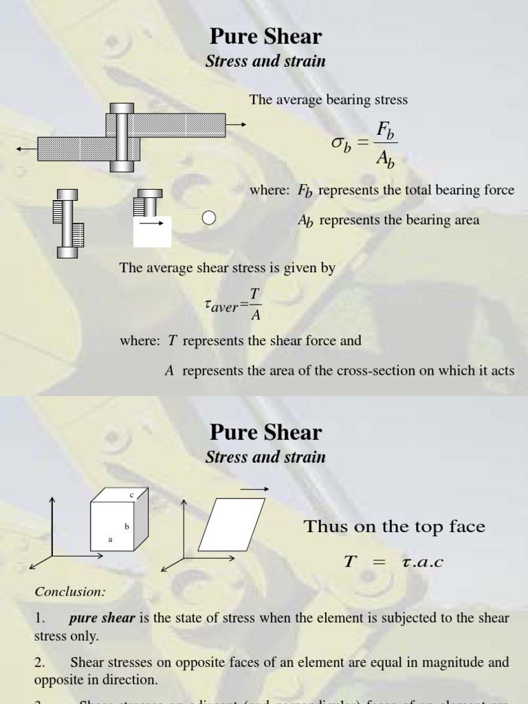Shear Stress and Torsion Bending Stress (Mechanics)