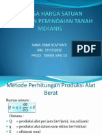 Analisa Harga Satuan Pekerjaan New