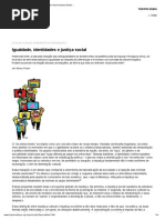 Fraser 2012 Igualdade, Identidade e Justiça Social