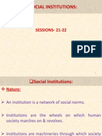 Social Institutions Lecture # 07.