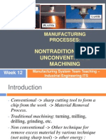 Week 12 - Non Traditional Machining