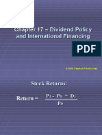 Dividend Policy and Internal Financing2