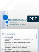 Eneral Pharmacology: Mechanisms of Drugs' Action