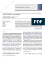 Exploring The Complex Relations Between Achievement Emotions and Self-Regulated Learning Behaviors in Online Learning