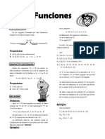 Funciones y relaciones matemáticas