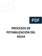 Procesos de Potabilizacion