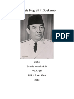 Biografi Insinyur Soekarno Lakaran