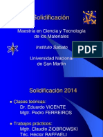 Solidificación 2014