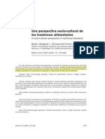 Una Perspectva Sociocultural de Los Tanstornos Alimenticios