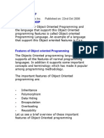 Features of OOP