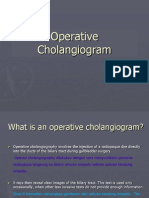 Operative Cholangiogram