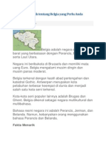 14 Fakta Menarik Tentang Belgia Yang Perlu Anda Ketahui