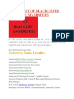 USA LIST OF BLACKLISTED UNIVERSITIES.docx