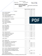 Reporte Curricular Integral