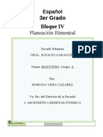 3ro grado - Bloque 4 - Español.doc