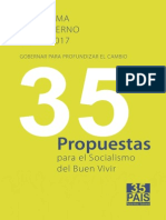 Programa de Gobierno 2013-2017