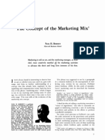 The Concept of Marketing, Borden (1984)