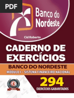 Caderno de Exercicios Banco Do Nordeste