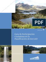 Guía de Participación Ciudadana en La Planificación de Los G