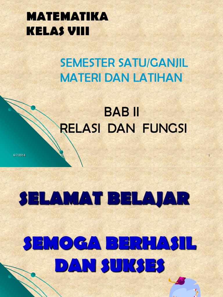 Materi Relasi Fungsi