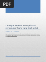 Download 13 Larangan Praktek Monopoli Dan Persaingan Usaha Tidak Sehat by Muhammad Alfian Rosyadi SN228602374 doc pdf