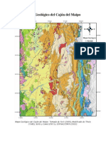 Mapa Geológico Cajón Maipo