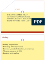 Cytomegalovirus (CMV) : DR - Mohammed Arif Associate Professor Consultant Virologist Head of The Virology Unit