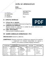 Sesión de Aprendizaje - Primaria - Matematica Segundo