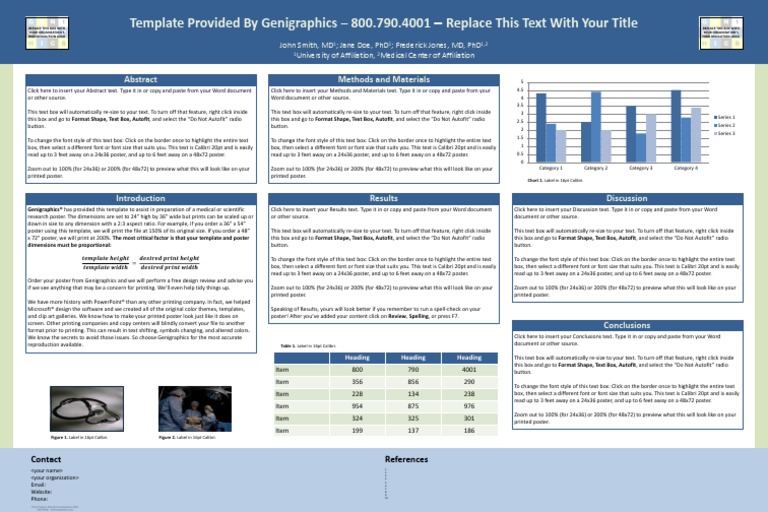 Genigraphics Poster Template 24x36 | PDF