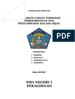 Download LaporanPengamatanPengaruhCahayaTerhadapPertumbuhanDanPerkembanganKacangHijaubyBlackMemoriesSN228615520 doc pdf