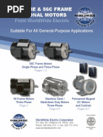 56 Frame 56c Frame Fractional Motors
