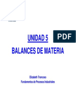 Unidad 5 - Balances de Materia