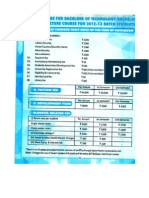 B.tech B.arch Fee