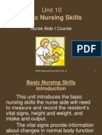 Unit 10-Basic Nursing Skills