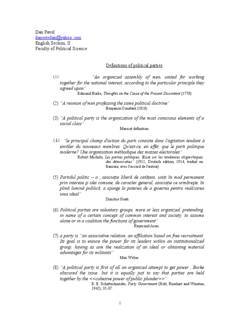 Definitions Of Political Parties Political Parties Power Social And Political