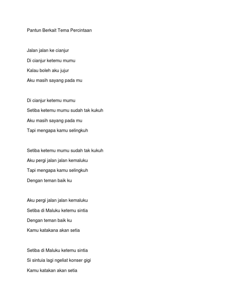 Pantun Berkait