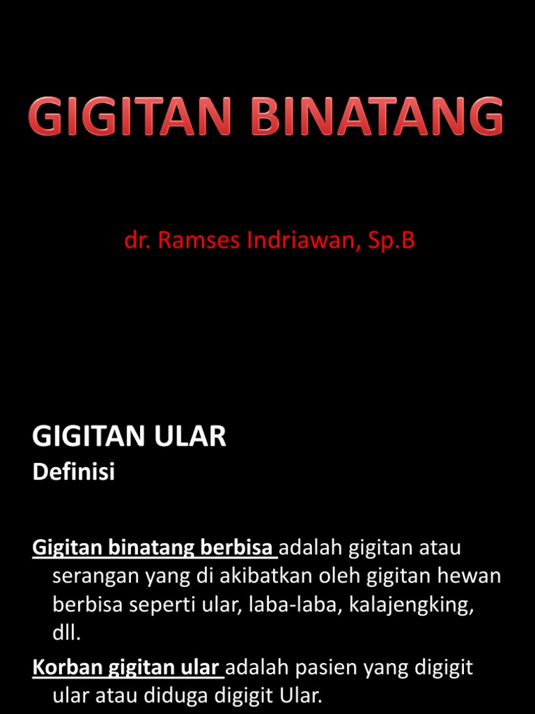 Gigitan Binatang