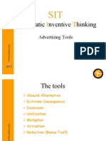 SIT Systematic Inventive Thinking Advertising Tools