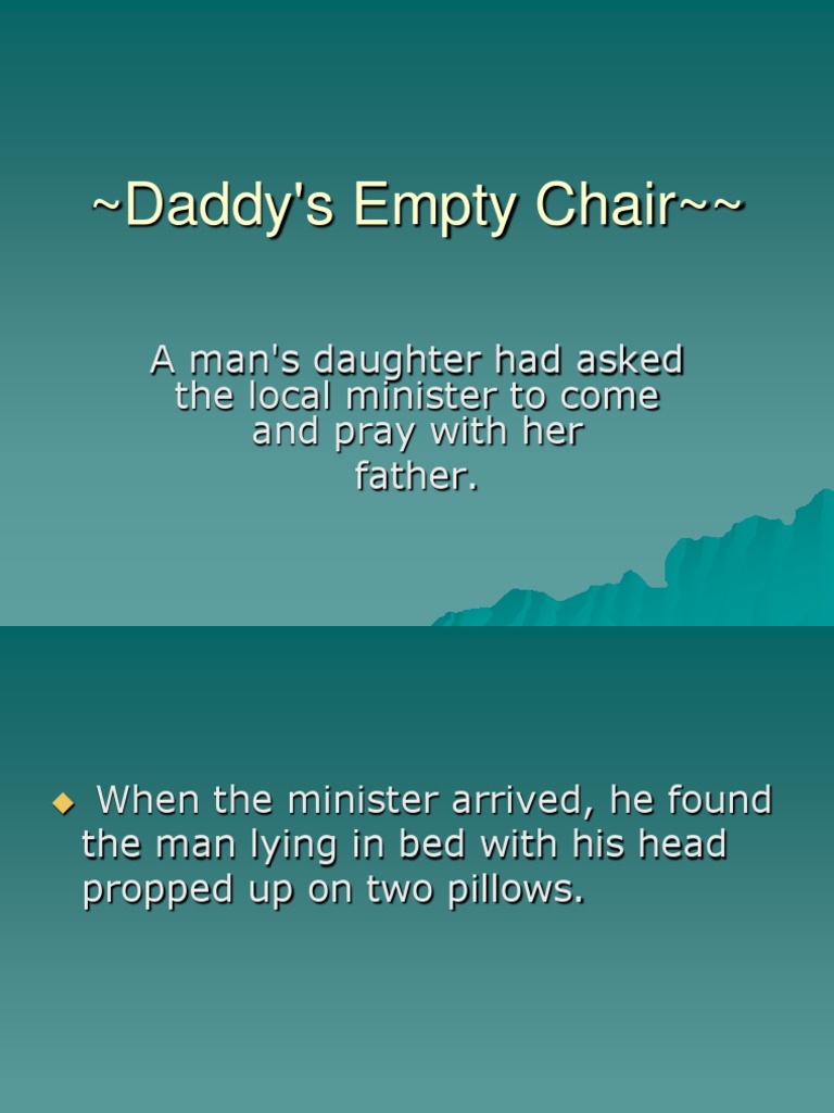 Daddy S Chair Pdf