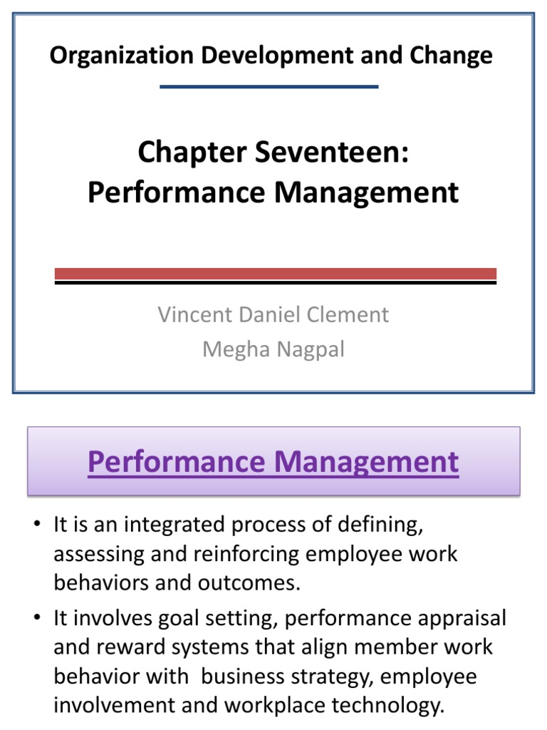 Performance Management | PDF