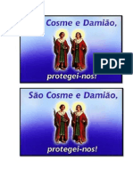 Cosme e Damião, Protegei-nos