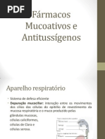 Fármacos Mucoativos e Antitussigénos (2)