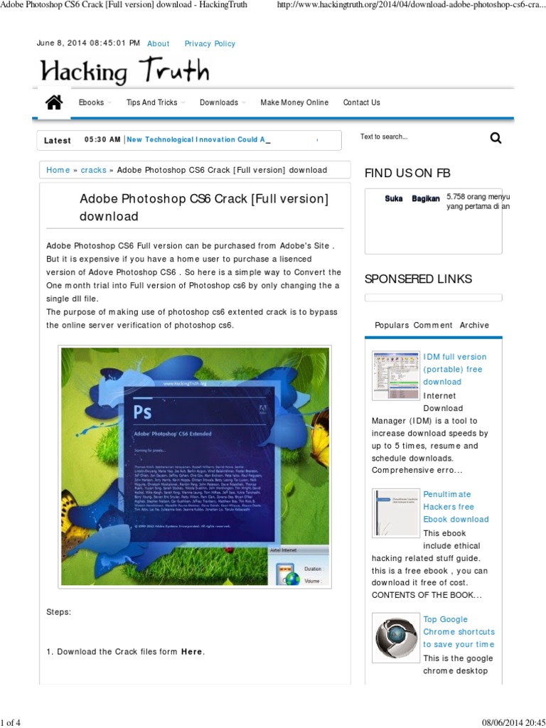 download photoshop cs6 full crack