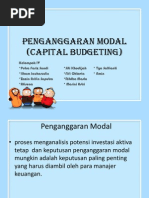 Download PENGANGGARAN MODAL PPT by Iqbal Rush SN228651600 doc pdf