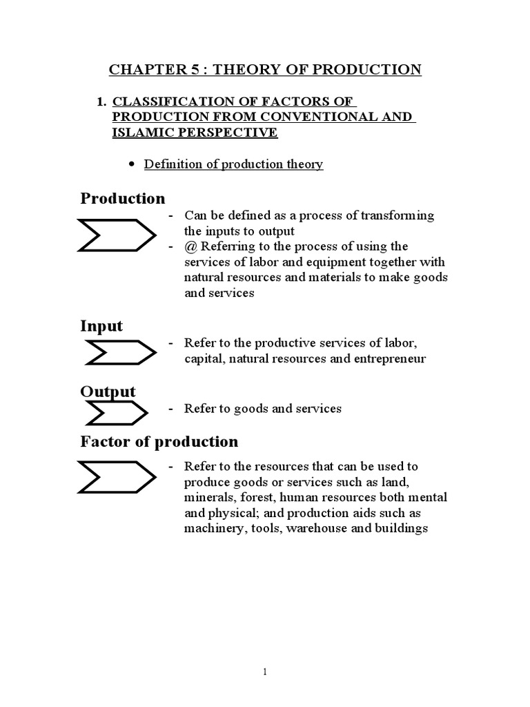 Plant Capacity and Resource Efficiency | PDF | Factors Of Production ...