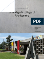 Chandigarh College of Architecture document on concrete preservation defects identification and repair