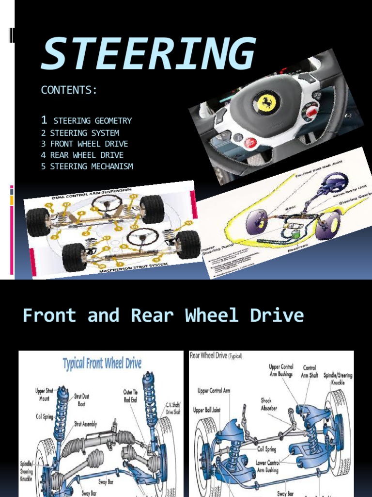 Steering Geometry PDF Steering Gear