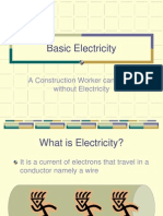 Basic Electricity: A Construction Worker Cannot Do Without Electricity